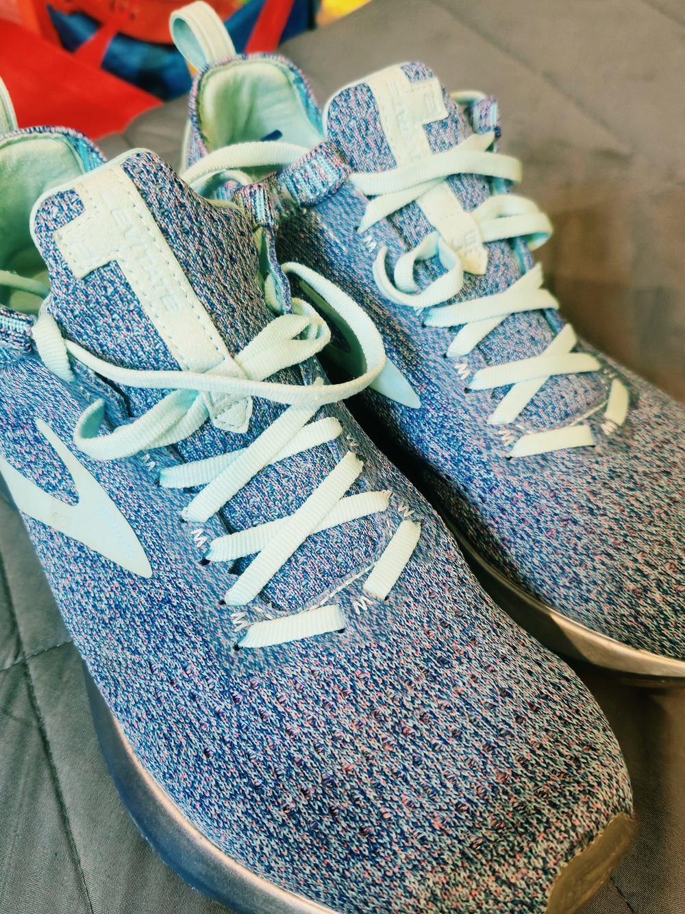 Brooks Levitate 2,Light Aqua Knit Sneakers with Mint Lining